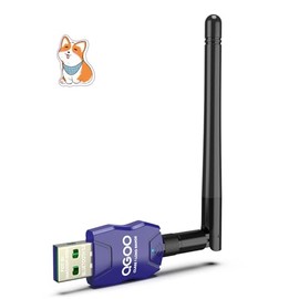 Class 1 Long Range Bluetooth Adapter for PC, QGOO USB Bluetooth Adapter for PC 5.3+EDR, Bluetooth Dongle Bluetooth Receiver Support Windows10/8.1/8/7（blue-189）
