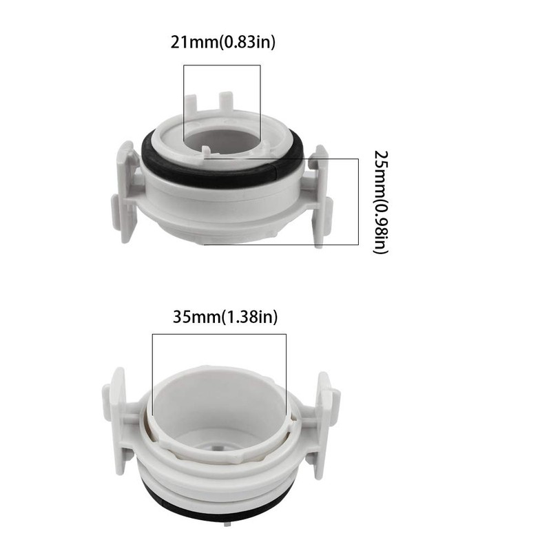 HUIQIAODS H7 HID LED Headlight Bulb Adapter Base Holder Socket