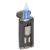 Xikar HP3 Triple Jet Flame Butane Torch Lighter, Silver |