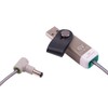 myVolts Ripcord-USB-Ladekabel mit 6V DC Ausgangsstecker kompatibel mit Sony PCM-D1