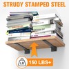Floating Shelf Brackets 8 inch 6 Pack L Brackets for