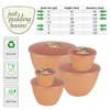 Just Pudding Basins Peach Shaped Space Saving Plastic Steam Pudding
