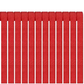 Red Party Streamers Crepe Paper Streamers Decorations 4.5CM(1.77in) Wide 25M(82ft) Long 12 Rolls