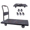Dawot 1320lbs Foldable Platform Truck Dolly with Swivel Wheels, Heavy