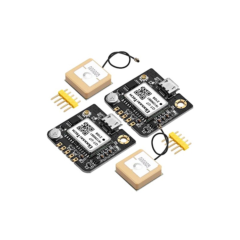 2-Pack High Sensitivity GPS Module for Arduino and Drones