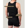 Basic Treasure Pack of 5/6 Men's 100% Cotton Tank Top,