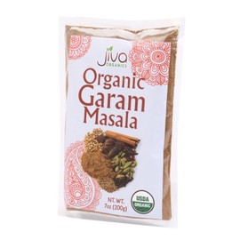 Jiva Organics Organic Garam Masala Powder 7 Ounce - NON-GMO, Salt Free, Premium Indian Spice Blend
