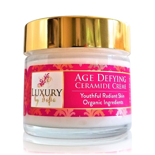 Age Defying Ceramide Cream to Boost COLLAGEN | Restore Skin’s Elasticity &Strength | Exfoliates, Brighten & Hydrates Skin | Organic & Natural Ingredients