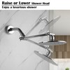 Shower Head Arm, Adjustable Shower Extension Arm for Rain Showerheads,