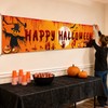 Happy Halloween Hanging Banner – 250cm Pumpkin and Bloody Handprint