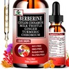 Berberine Drops, High Absorption 6-in-1 Liquid Berberine Supplement with Ceylon