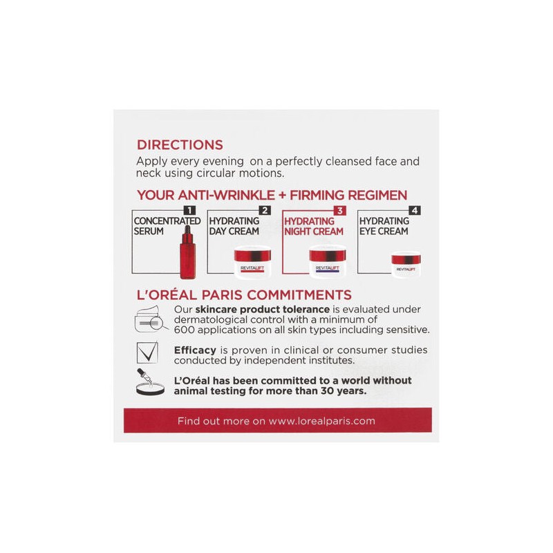 L'Oreal Revitalift Classic Night Cream 50mL
