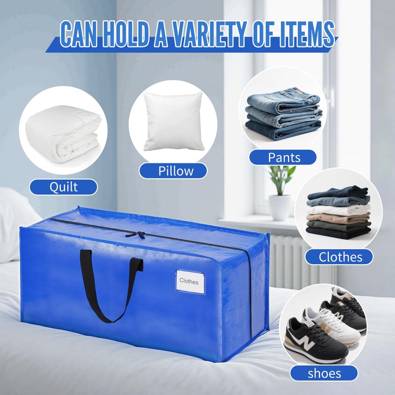 BAGAIL Heavy Duty Moving Bags with Strong Handle, Extra Large