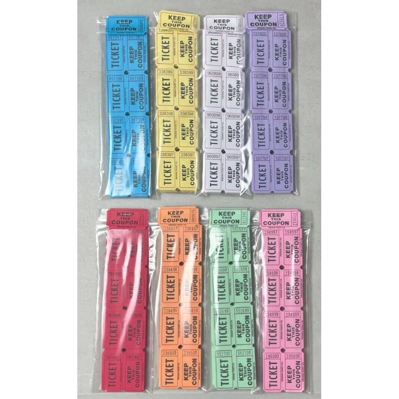 ITC 100 Double Stub Raffle Tickets 50/50 Split the Pot