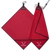VIGLORY Magnetic Golf Towel - Exclusive Cleaning Pocket–18"x18"–Strong Magnet for