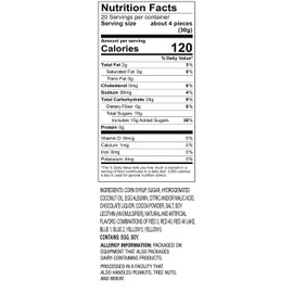 Adams & Brooks Fairtime Taffy – Bulk Blue Candy for Candy Buffets, Blue Raspberry Taffy, Blue Raspberry Candy, Bulk Candy, Pinata Candy, Individually Wrapped Candy - Kosher Candy, 21 Ounce Tub