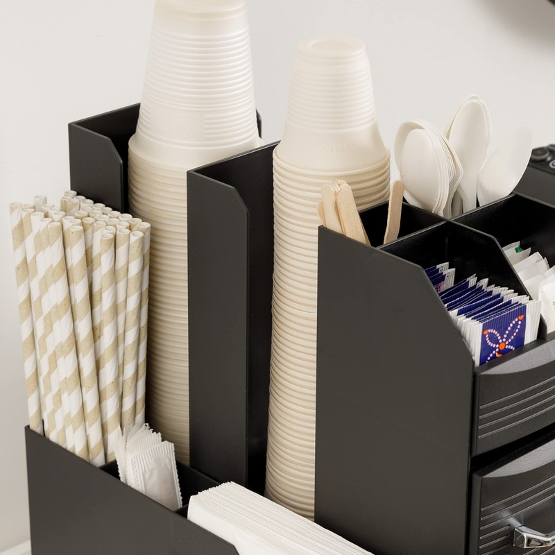 Baroni Home Coffee Station Nespresso Coffee Holder Professional, 11 Compartments,