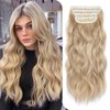 Clip in Hair Extensions for Women 4PCS Natural Blonde Mixed