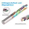 CNC Milling Cutter 2 Flute Compression Milling Cutter 8 mm