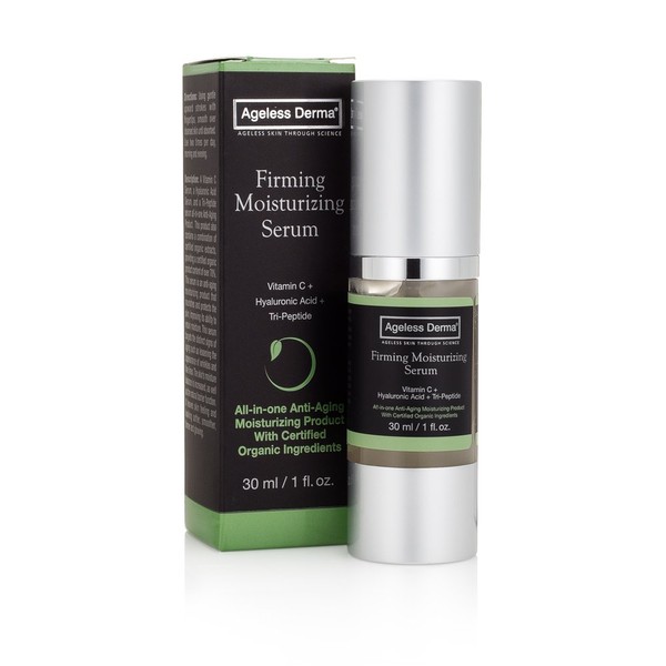 Ageless Derma Natural Face Moisturizing Serum. A Hyaluronic Acid and Vitamin C Facial Moisturizer by Dr. Mostamand
