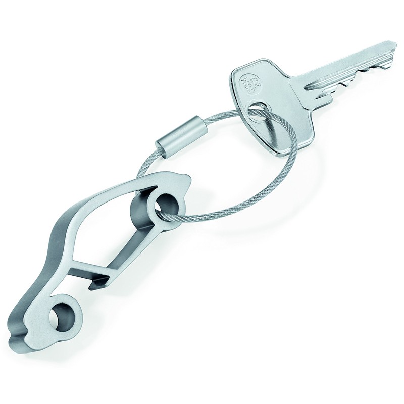 Troika fast bottle Bottle Opener in Sports Car Design, Silver,