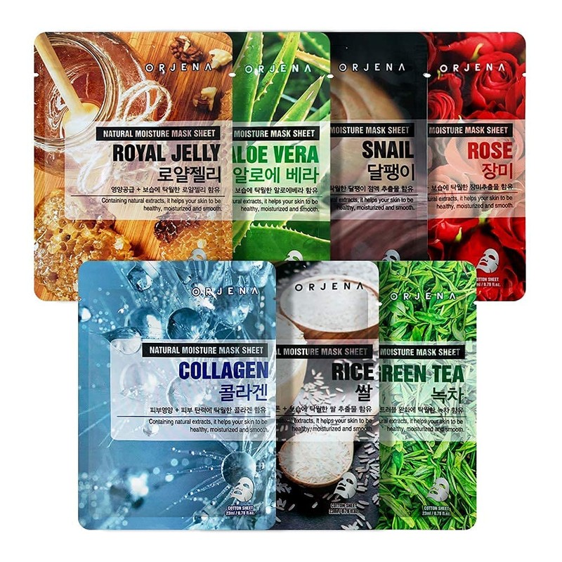 Orjena Natural Moisture Snail Mask Sheet 10pcs
