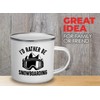 Bubble Hugs Snowboard Camper Mug 12oz - i might look