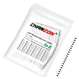 Chanzon 1200pcs 1206 SMD Resistor Kit 0-10M Ω ohm 60 Values (Each Value 20pcs) 1/4W 0.25W ±1% Tolerance Thick Film 0-10MR SMT Chip Resistors Rohs Certificated