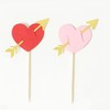 Confetti! Valentine's Day Ombre Heart Cupcake Toppers