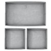 mDesign Set of 3 Storage Boxes - Three Organisers in