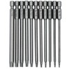 Fixinus 11 Piece Torx Head Screwdriver Bit Set, Magnetic 1/4