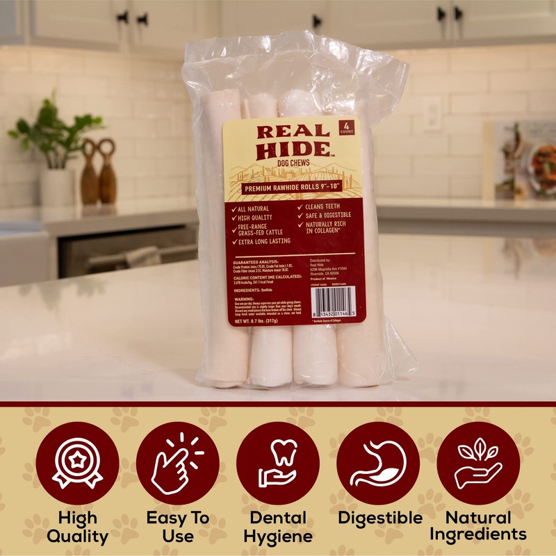 Real Hide | All Natural Dog Chew Treats - Premium