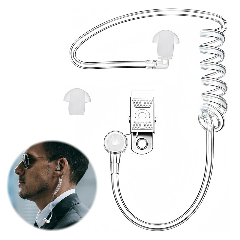 Earphones Sound Tube for Radios, Sound Tube Ear Insert, Bi-directional