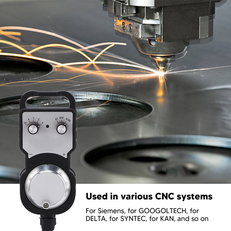 CNC Handwheel Controller 100PPR Universal 4 Axes 3 Level for