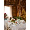 Talking Tables Gold & White Fabric Recyclable Table Runner Decorations