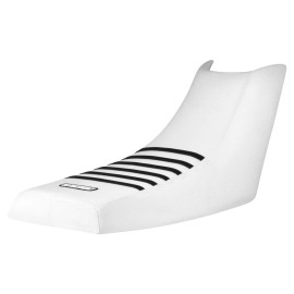 Yamaha 1988 - 2006 YAMAHA WARRIOR Gripper Seat cover all WHITE/BLACK rib Enjoy #111