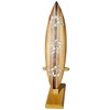 Seestern Sportswear Decorative Wooden Surfboard 30 cm Long Airbrush Design