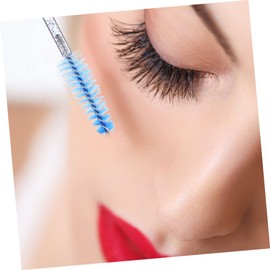 WOONEKY 4pcs Eyelash Brush Keychain Set Makeup Brushes for Travel Lash Spoolie Portable Eyelash Applicator for Beginners