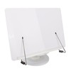 Book Reading Stand Foldable 360 Degree Rotating Book Stand Acrylic