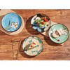 Ceramic Salad Plates Set,8.5 in - Plates Set of 6