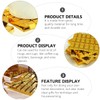 SHOWERORO 2 pcs Gold Brick Coaster Non Mat Heat Insulation