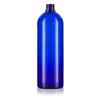 Cobalt Blue 32 oz Large Boston Round PET Plastic Bottles