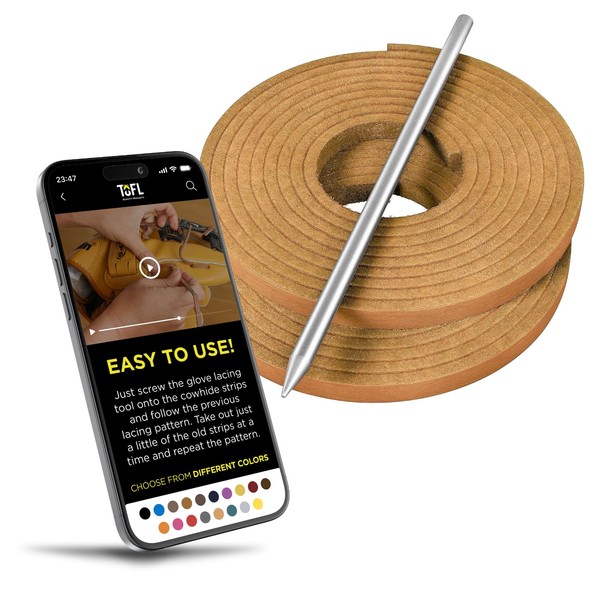 TOFL Softball and Baseball Glove Lace Kit | Mitt Lace