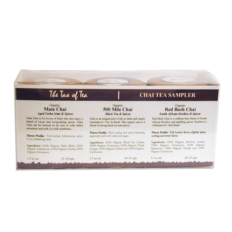 The Tao of Tea Sampler, Box, chai, 3 Count