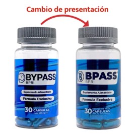 Bypass Azul 2 Frascos De 30 Capsulas Bpri Fenogreco Cola Cab