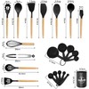 22 Pcs Silicone Kitchen Cooking Utensils Set, 446°F Heat Resistant