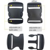 EesTeck 1 Set 50mm Heavy Duty Buckle Clips, Dual Adjustable