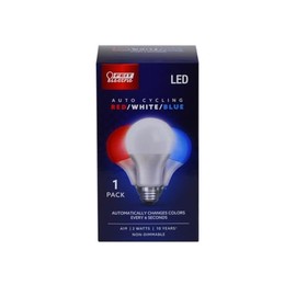 Feit Electric LED A19 E26 R/W/B 2W