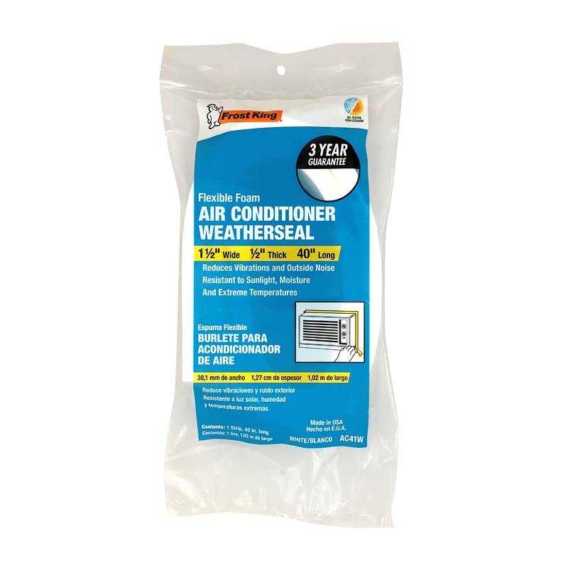Frost King AC41WA AC Foam Weather Seal, Heavy Duty 1-1/2"