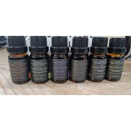 Florona USDA Organic Essential Oil Gift Set of 6-1 fl oz (10 ml x 6) Therapeutic Grade for Diffuser Aromatherapy- Lemongrass, Cinnamon, Sweet Orange, Peppermint, Eucalyptus